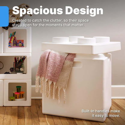Step2 Contemporary Builders Toy Box - Oversized Storage Chest for Playroom Organization