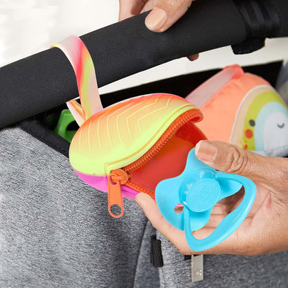 Ecovona Silicone Pacifier Holder Case - Rainbow (photo 2)