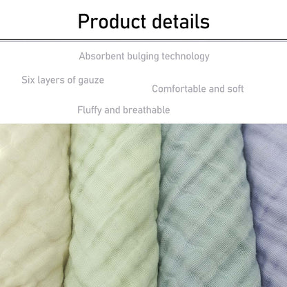 Babyhood Muslin Washcloth And Towel 5-Pack (photo 3)