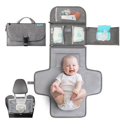 Kopi Baby Portable Diaper Changing Pad with Wipes Pocket