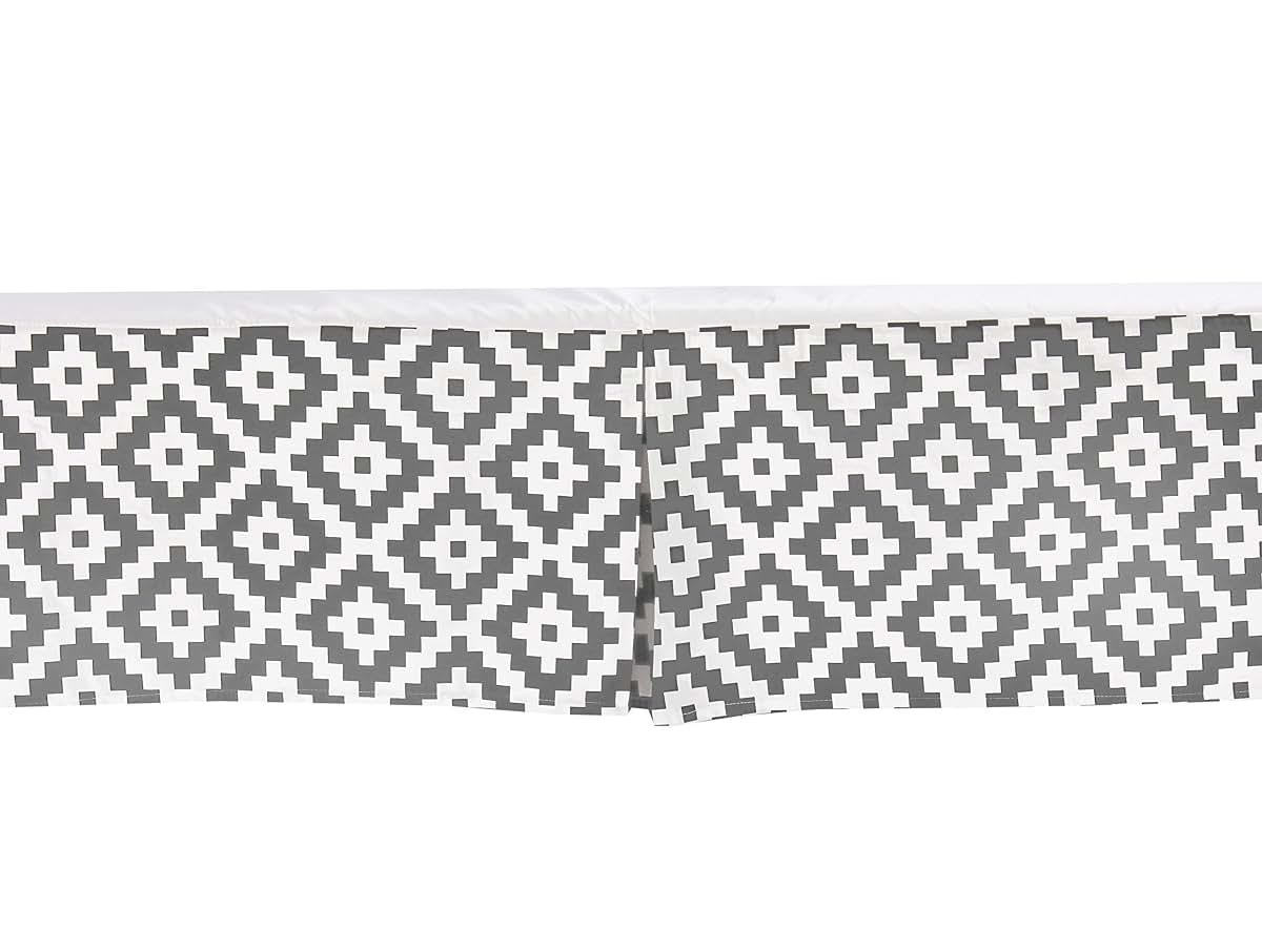 Bacati Cotton Percale Crib and Toddler Bed Skirt