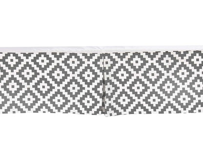 Bacati Cotton Percale Crib and Toddler Bed Skirt