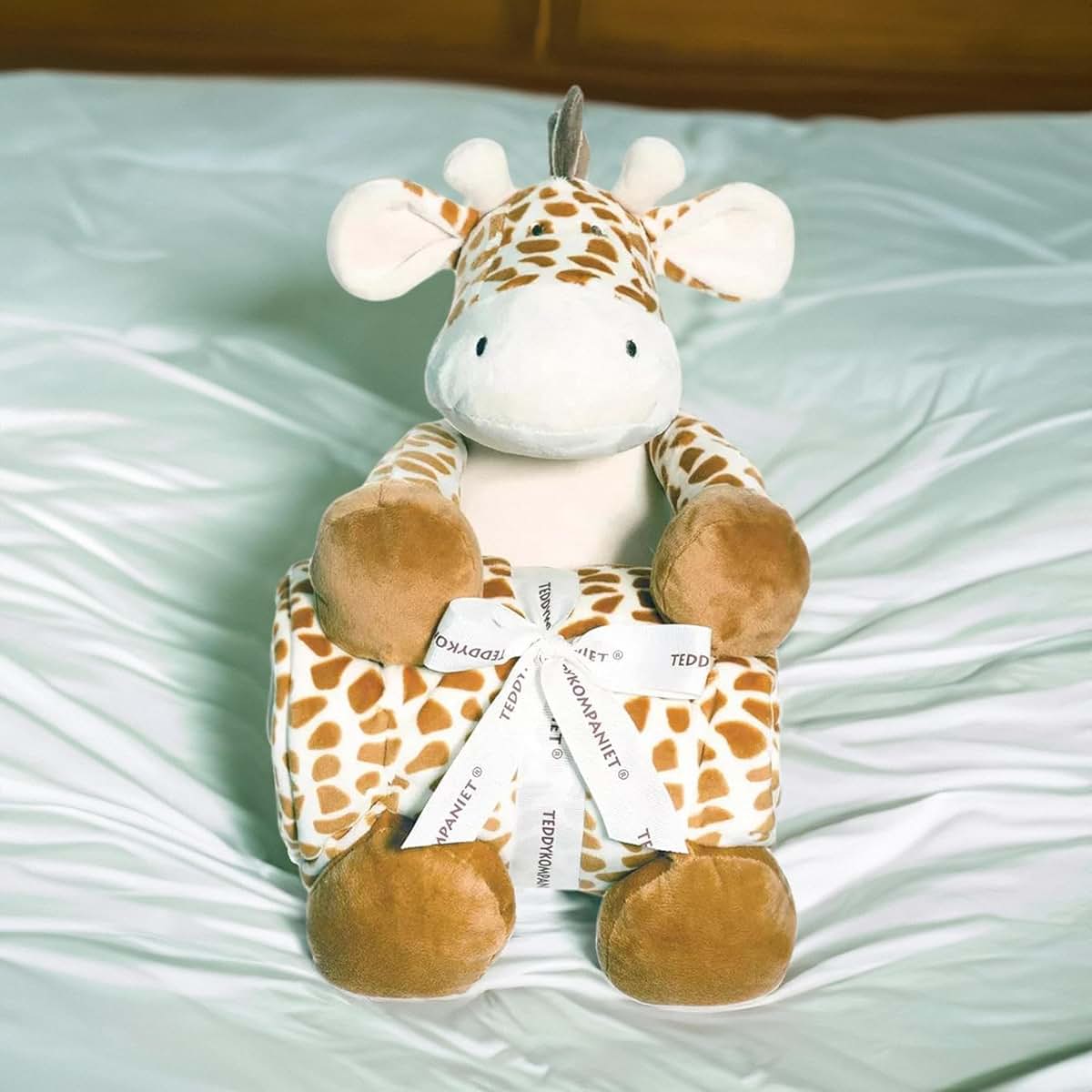 TriAction Toys Teddykompaniet Diinglisar Plush Giraffe And Blanket Set (photo 3)