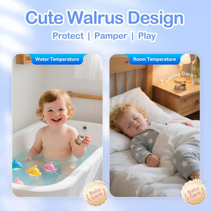 Doli Yearning Baby Bath Thermometer with LCD Display and Safety Light