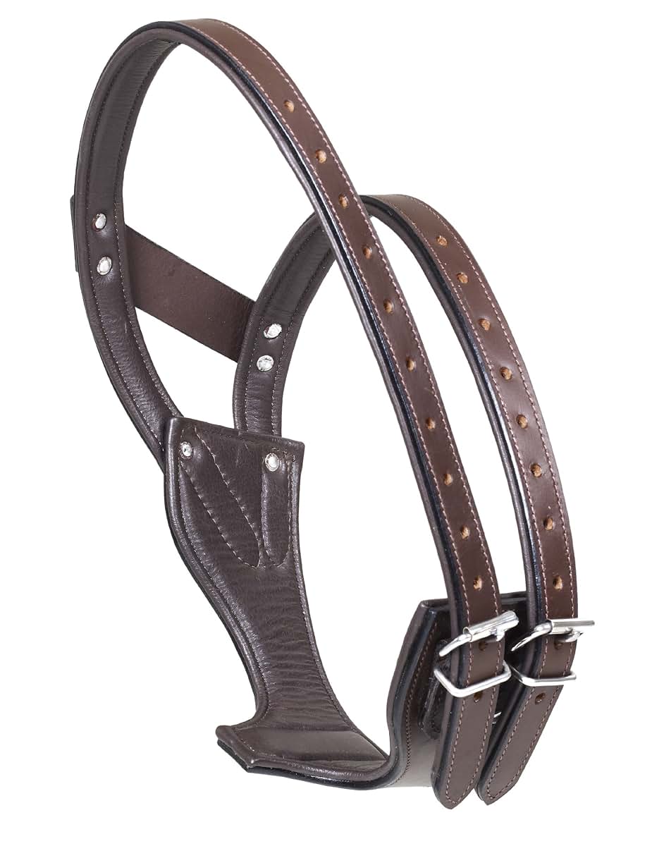 Centaur Padded Anti-Crib Collar - Size:Small Color:Brown