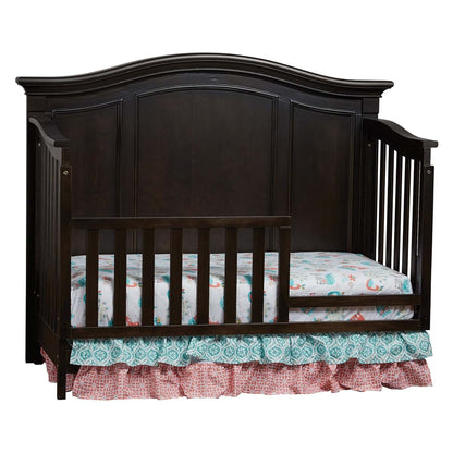 Baby Cache Glendale 4-in-1 Convertible Crib, Charcoal Brown