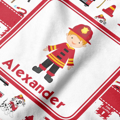 YouCustomizeIt Personalized Firefighter Character Hooded Baby Towel w/ Name or Text (photo 3)