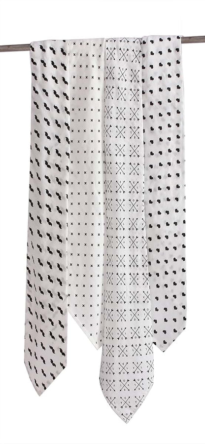 Bacati Love Multipurpose Muslin Squares 4-Pack (photo 3)