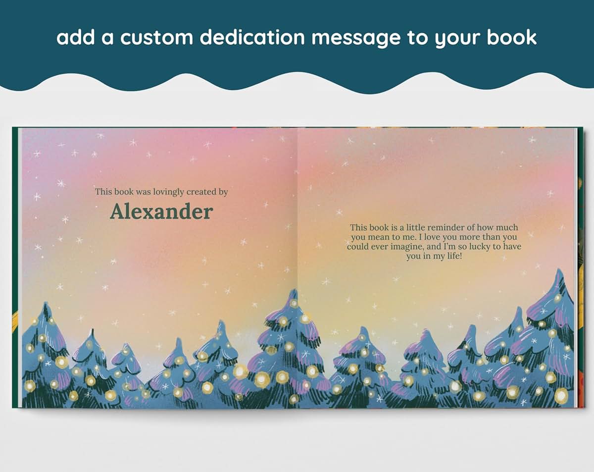 Luna Studios First Christmas As Uncle Personalized Children's Book (photo 2)