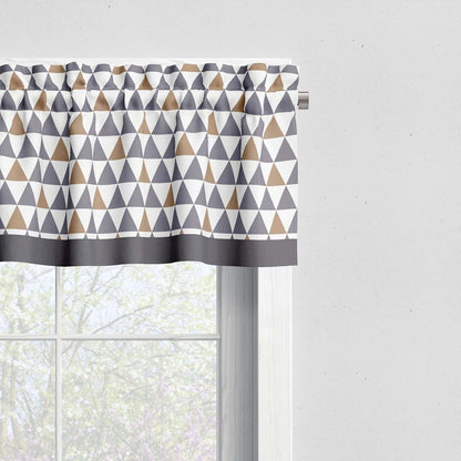 Bacati Woodlands Animals Window Valance In Beige And Grey (photo 2)