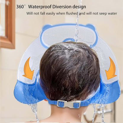 BabyOneStop Baby Shower Cap Shield Blue Diving Goggle