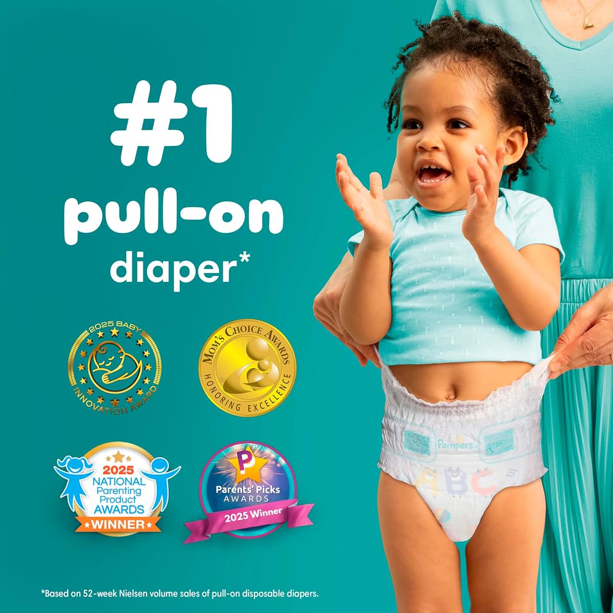 Pampers Cruisers 360 Pull-On Diaper for Active Toddlers - Size 6
