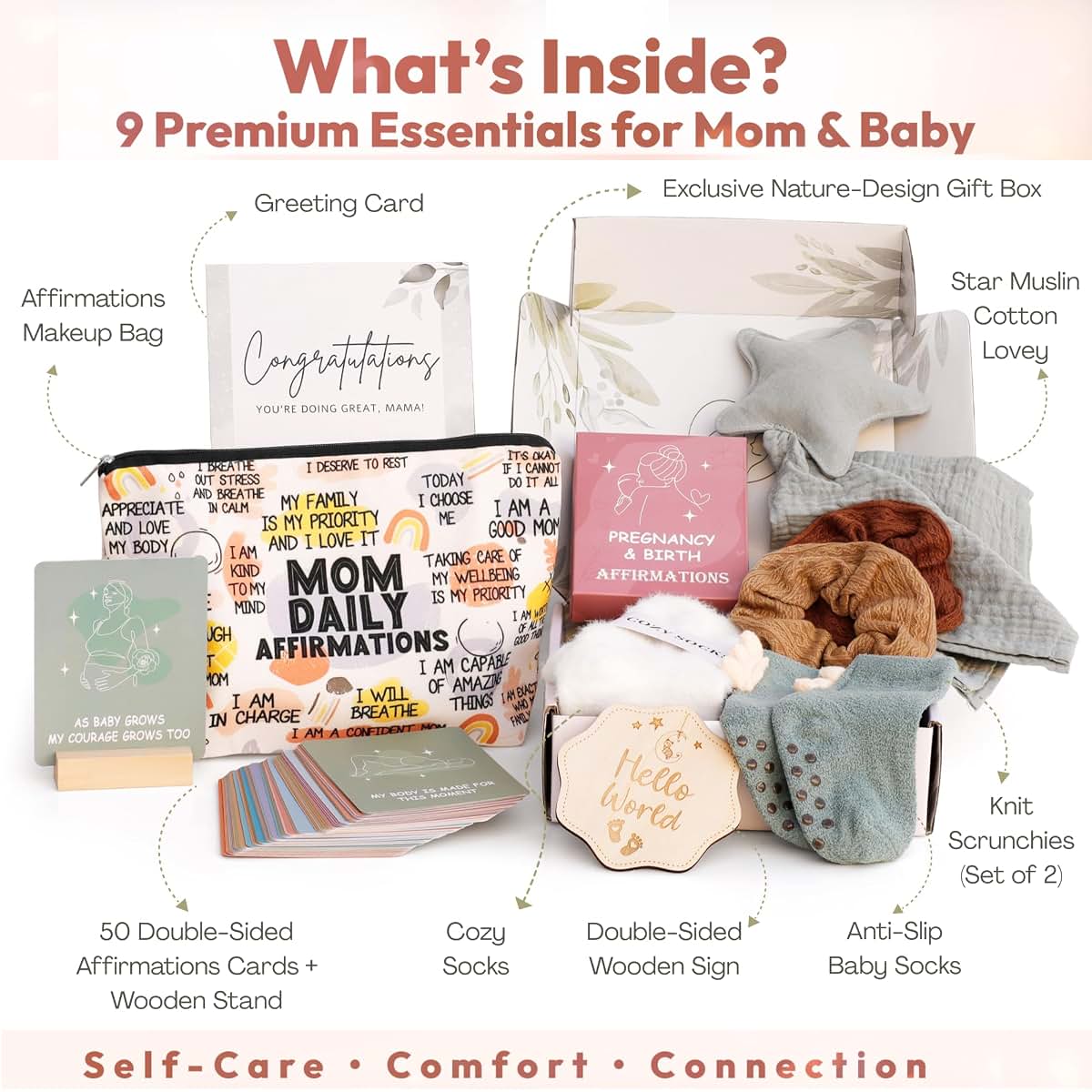 LUCOI New Mom Gift Set - Pregnancy Gift, Baby Shower Gift (photo 2)