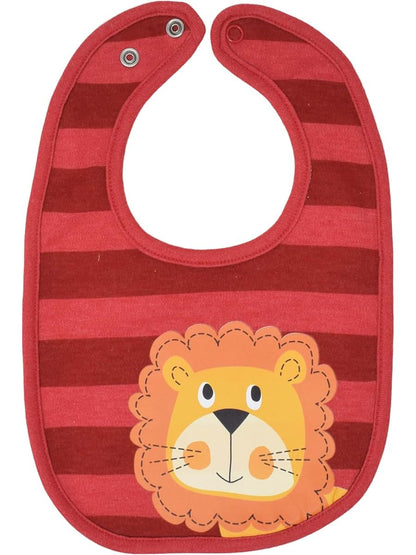 Funstuff Animals 5 Pack Bibs One Size