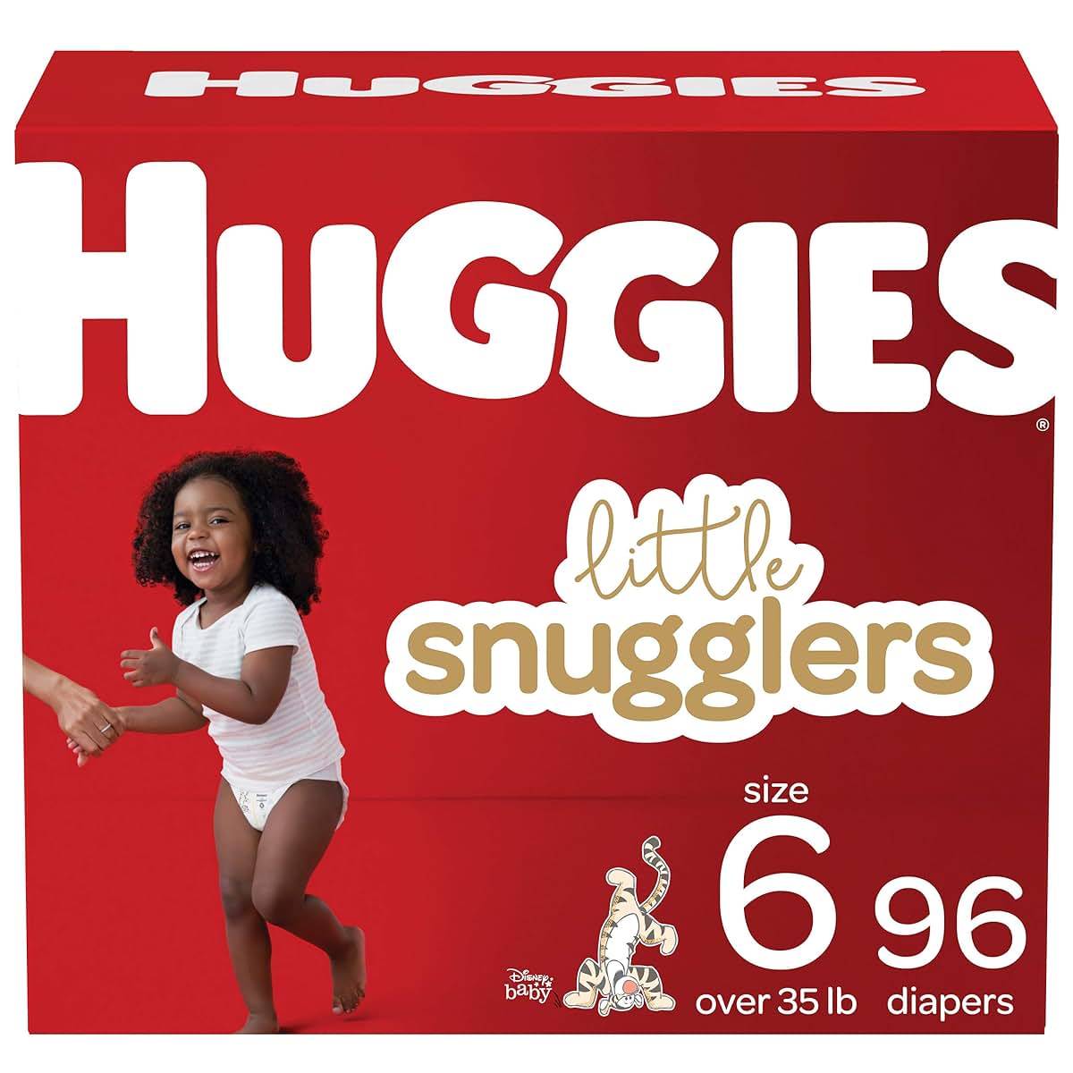 Huggies Little Snugglers Baby Diapers Size 6, 96 Count