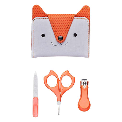 Petit Collage Baby Nail Kit – Includes Baby Nail Clippers, Scissors, and Nail File – Includes a Fox-Shaped Pouch (photo 4)