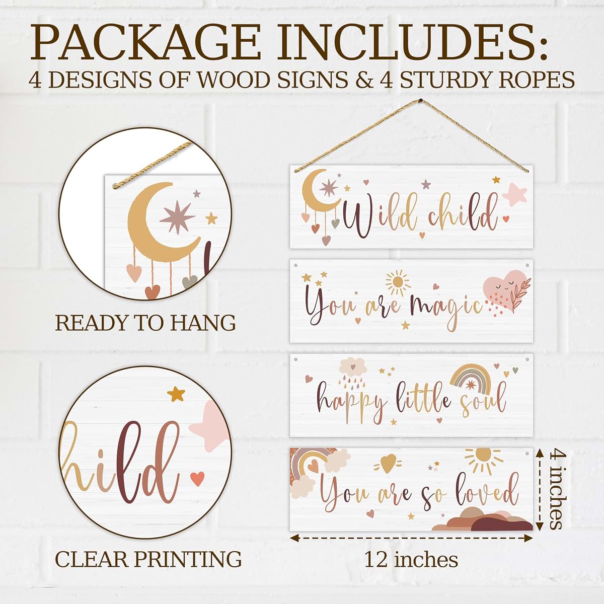 Decorative Sticker for Nursery Walls and Playroom Décor