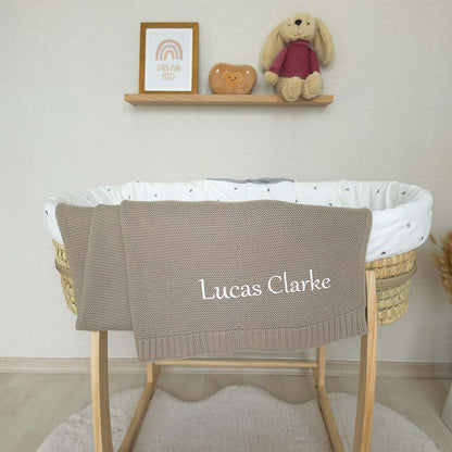 Farbify Embroidered Cotton Baby Blanket (photo 3)