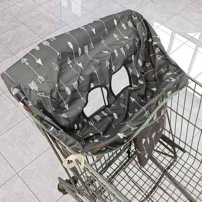 Baby Cart Cover Hammock Style, Washable Shopping Cart Cushion with Drawstring Bag