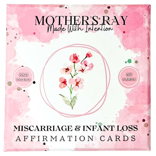 Mother's Ray Affirmation Cards for Miscarriage and Infant Loss - 52 Affirmations Cards for Pregnancy Loss Stillbirth