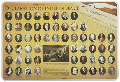 Painless Learning Educational Placemats Set: Civil War, Revolutionary War, and Declaration of Independence (photo 2)