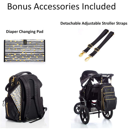 Travel Backpack for Women - Multi-Compartment Diaper Bag