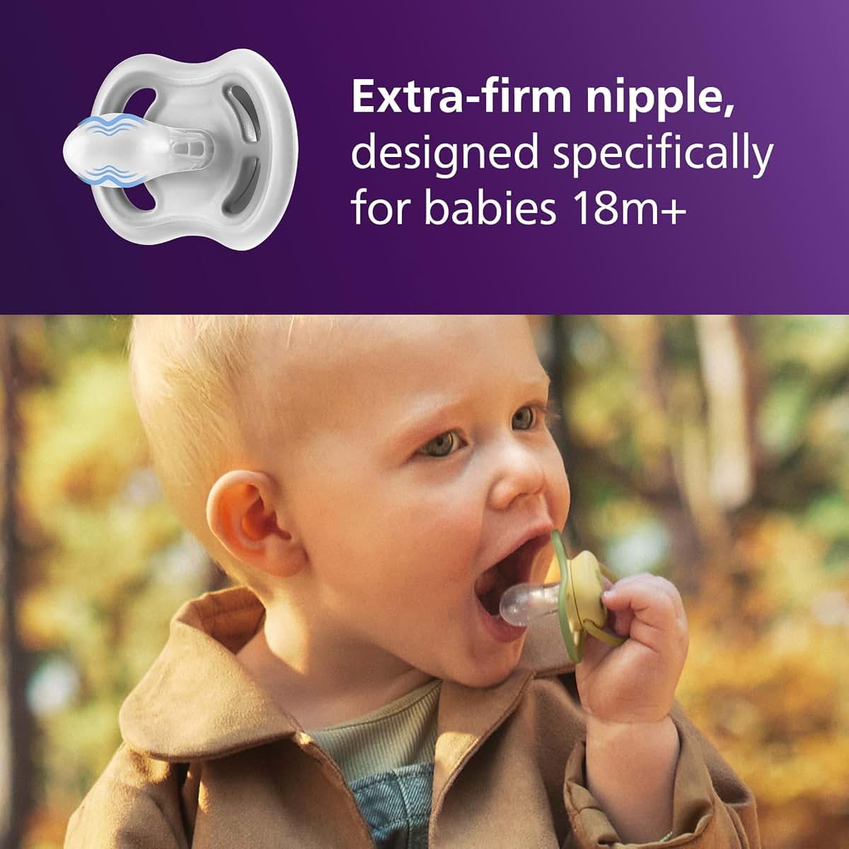 Philips Avent Ultra Air Baby Pacifier for 18 Months+, 4-Pack (photo 4)
