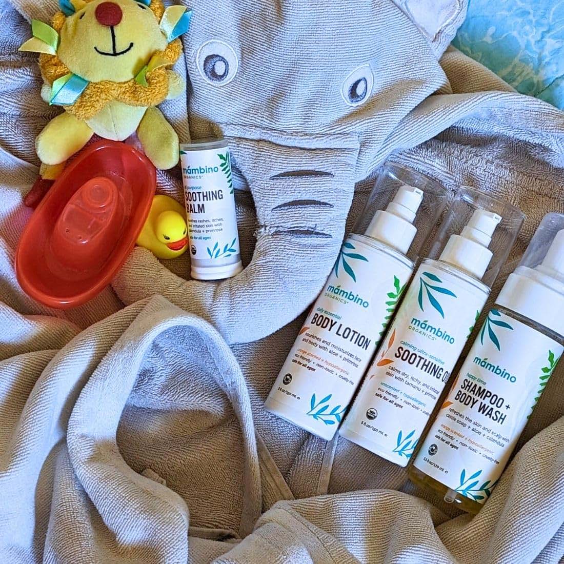 Baby Bath and Body Product for Evening and Daily Bathtime