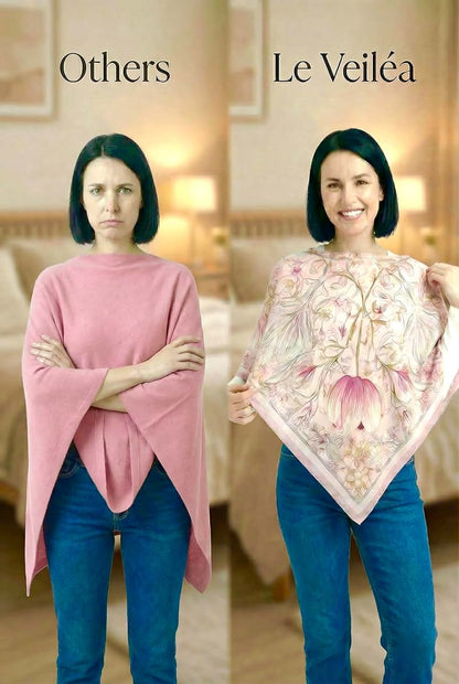 Le Veiléa 3-in-1 Silk Nursing Cover, Poncho, and Scarf (photo 3)