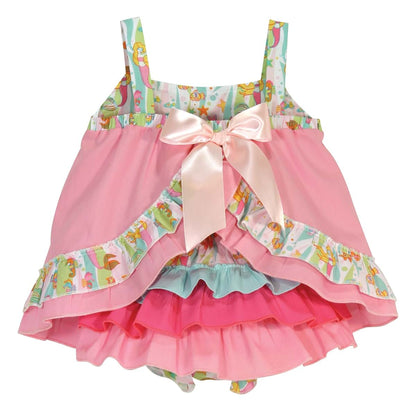 Stephan Baby Go Fish Swing Top and Ruffled Diaper Cover, 6-12 Months (photo 2)