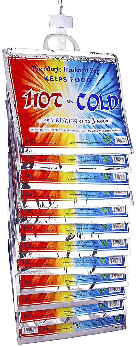 Jay Bags Large Insulated Bag, 10 Count, Original Multicolor (photo 3)