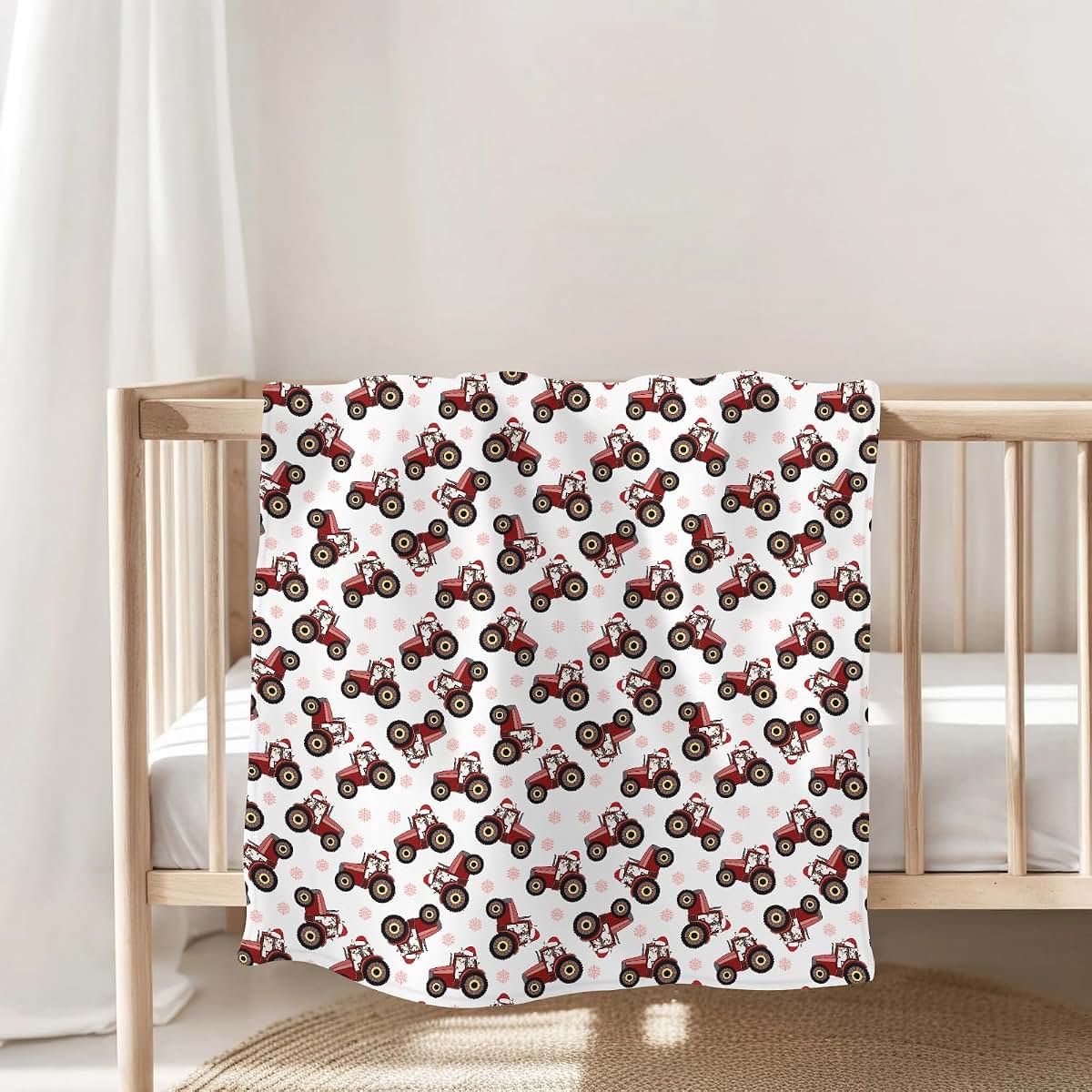 Flannel Baby Blankets for Nursery, Stroller, and Crib Use