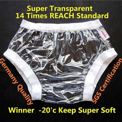 TAPIVA Plastic Pants For Adult Diapers - Reusable Waterproof Incontinence Covers