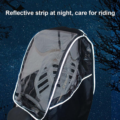 Geugecy Rear Child Seat Rain Cover Canopy for B-IKE Seats