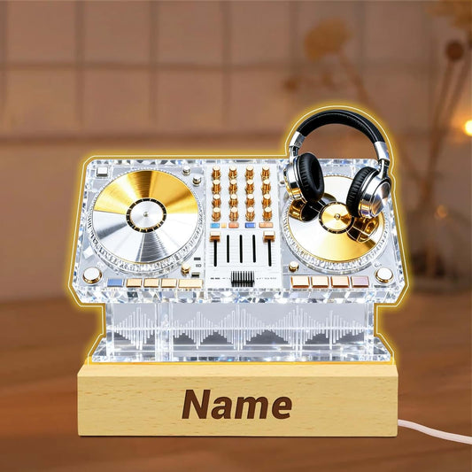 Amabery Personalized DJ Controller Acrylic Plaque Lamp