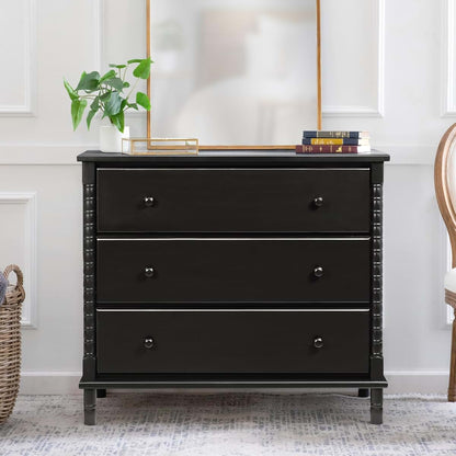 DaVinci Jenny Lind Spindle 3-Drawer Dresser in Ebony