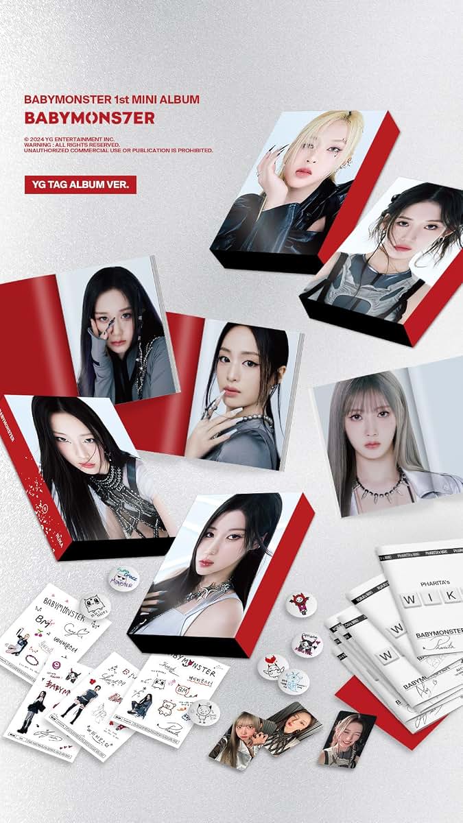 Dreamus Babymonster Babymons7er 1st Mini Album YG Tag Ahyeon Version (photo 2)