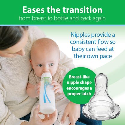 Dr. Brown's Anti-Colic Glass Baby Bottle 8oz
