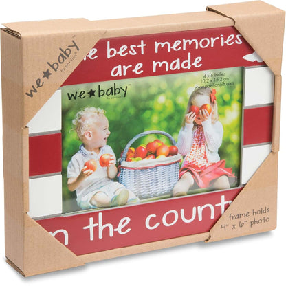 Pavilion Gift Company Country Baby Picture Frame With Boot Icons