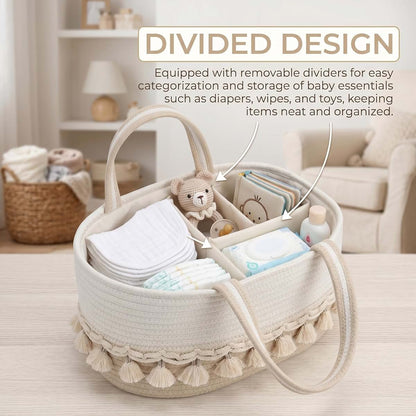 AwnsIMfreien Baby Diaper Caddy Organizer with Detachable Dividers (photo 3)