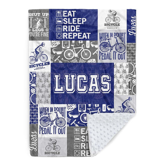 BabyOneStop Personalized Vehicle Patchwork Blanket With Custom Name