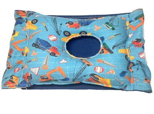 Lil' Bayou Boutique Construction Work Vehicles G-tube Pillow Belt for Infant Tummy Time