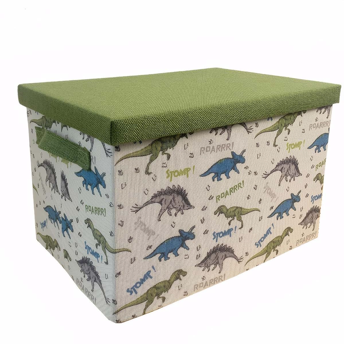 Dinosaur Print Foldable Cotton Kids Storage Basket