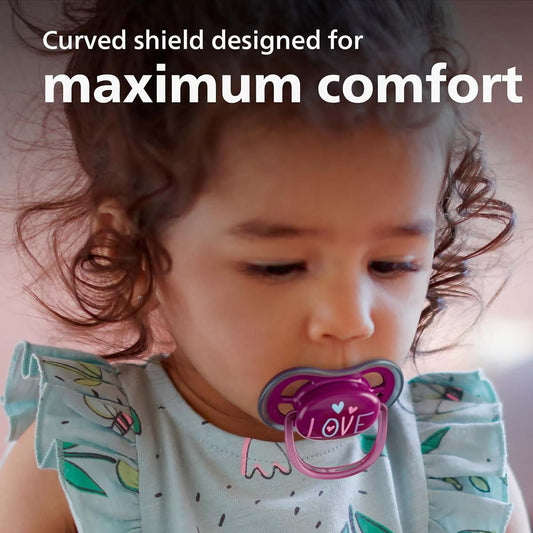 Philips Avent Ultra Air Pacifier 4-Pack For Babies 18 Months Plus