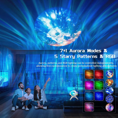 Aurora Projector Lights 4K HD Star Projector With Remote