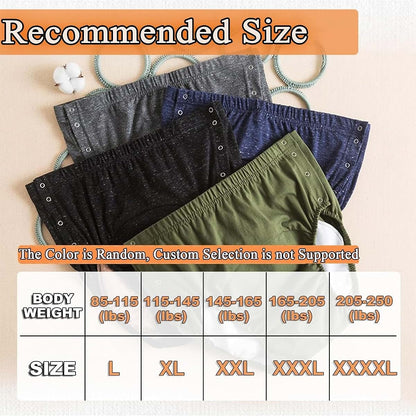 Mkkbob Adult Cloth Diapers Leakproof Incontinence Panties XXXX-Large