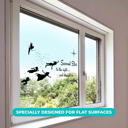 E-Graphic Design Inc Peter Pan Quote Wall Decor And Tinker Bell Wall Decal