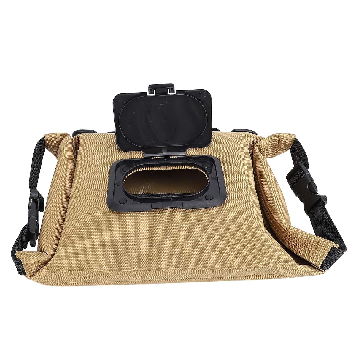 SIXRUN Hanging Travel Wipe Dispenser Large Capacity Light Tan