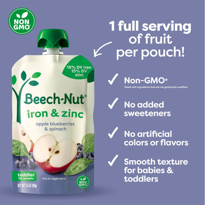 Beech-Nut Toddler Food Pouches Variety Pack