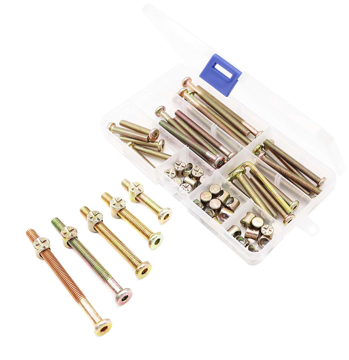 Hardware Screws Assorted Pack, Multi-Purpose Fasteners for DIY Projects